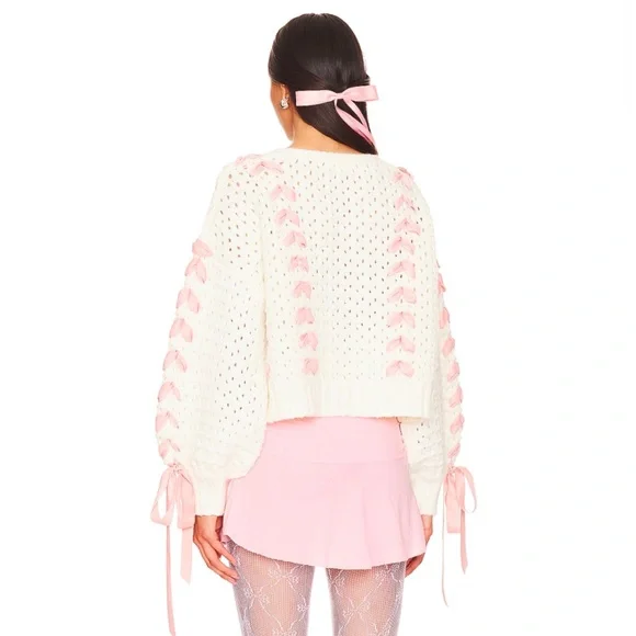 NWT $229 For Love and Lemons Laurel Cardigan S - Picture 3 of 8